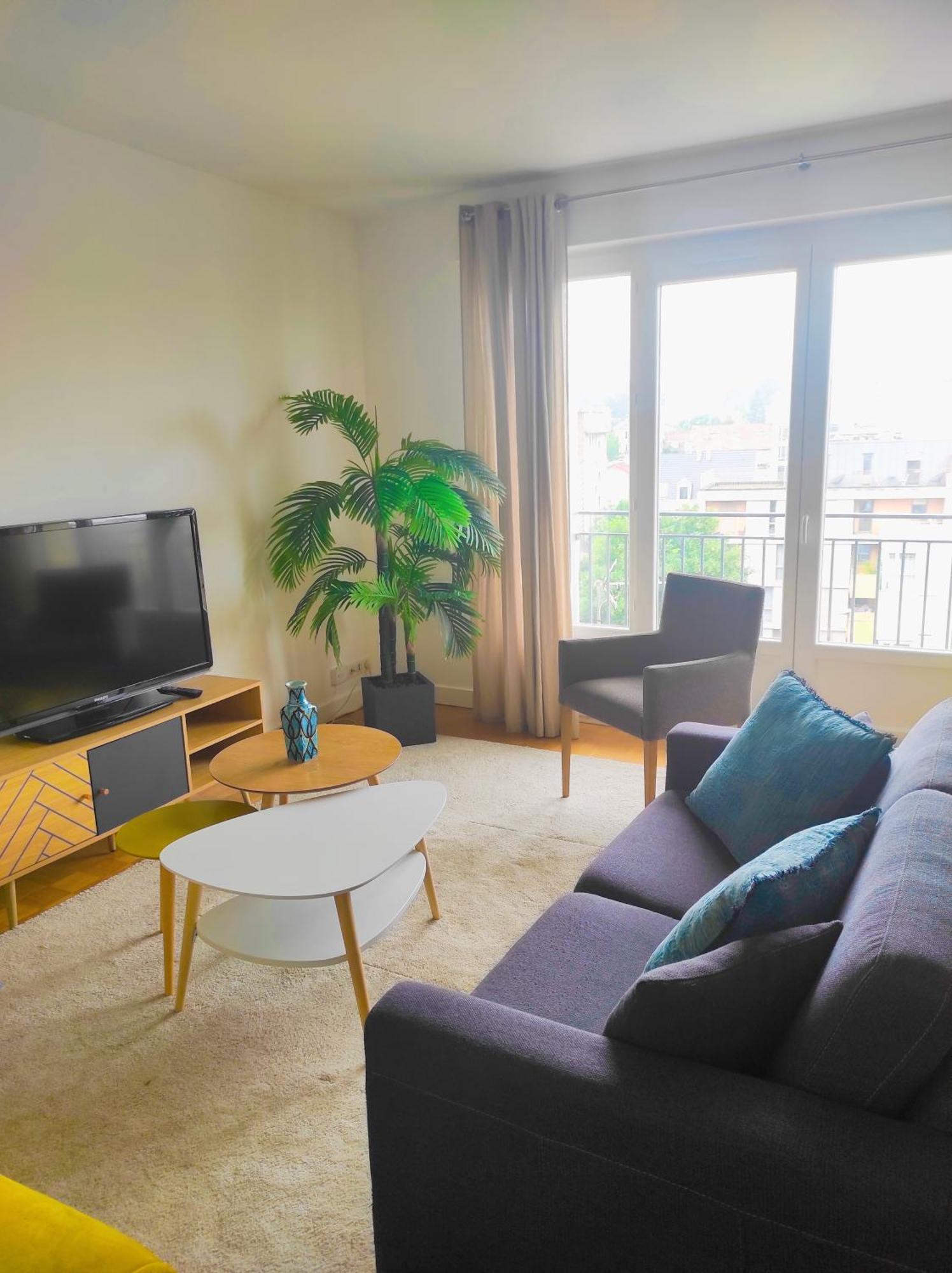 Апартаменти Grand 2 Pieces Vue Degagee Quartier Gare Кламар Екстер'єр фото